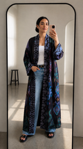 Damask Long Kimono