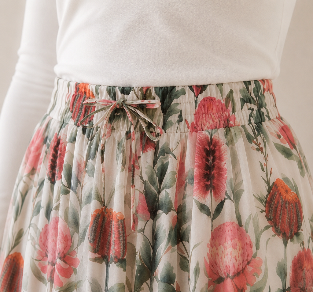 Flora Chiffon Skirt
