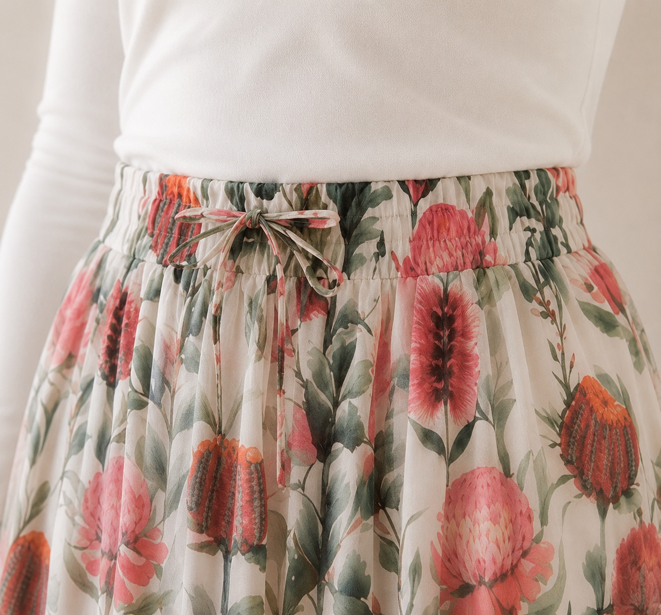 Flora Chiffon Skirt