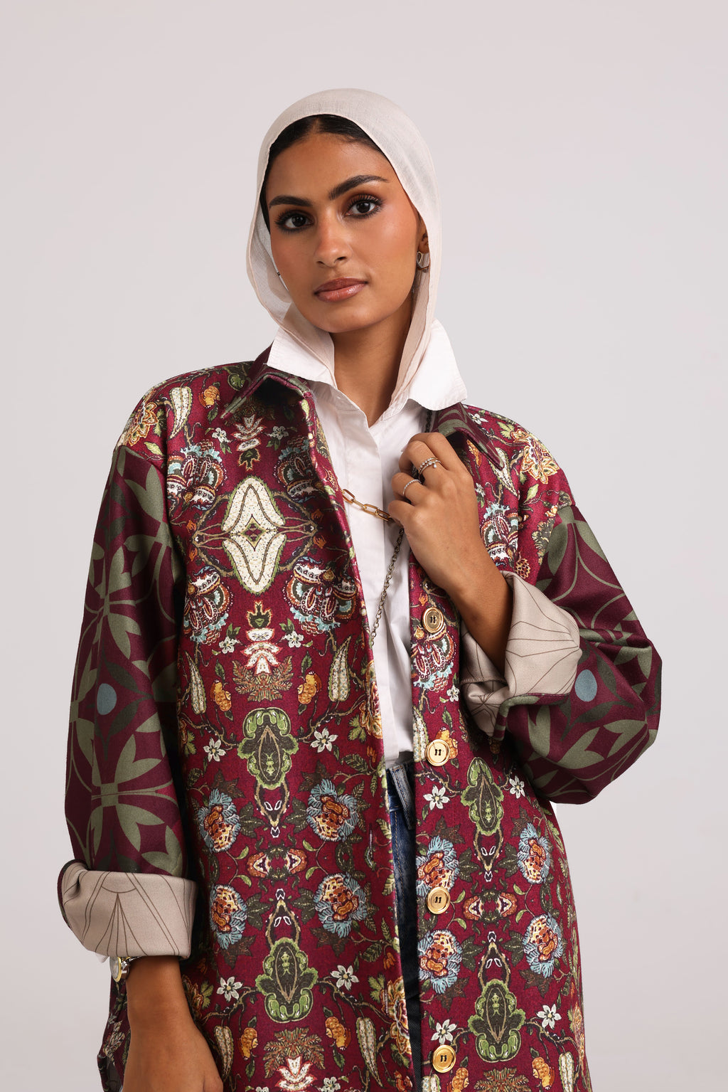 The Tapestry Jacket - Burgundy