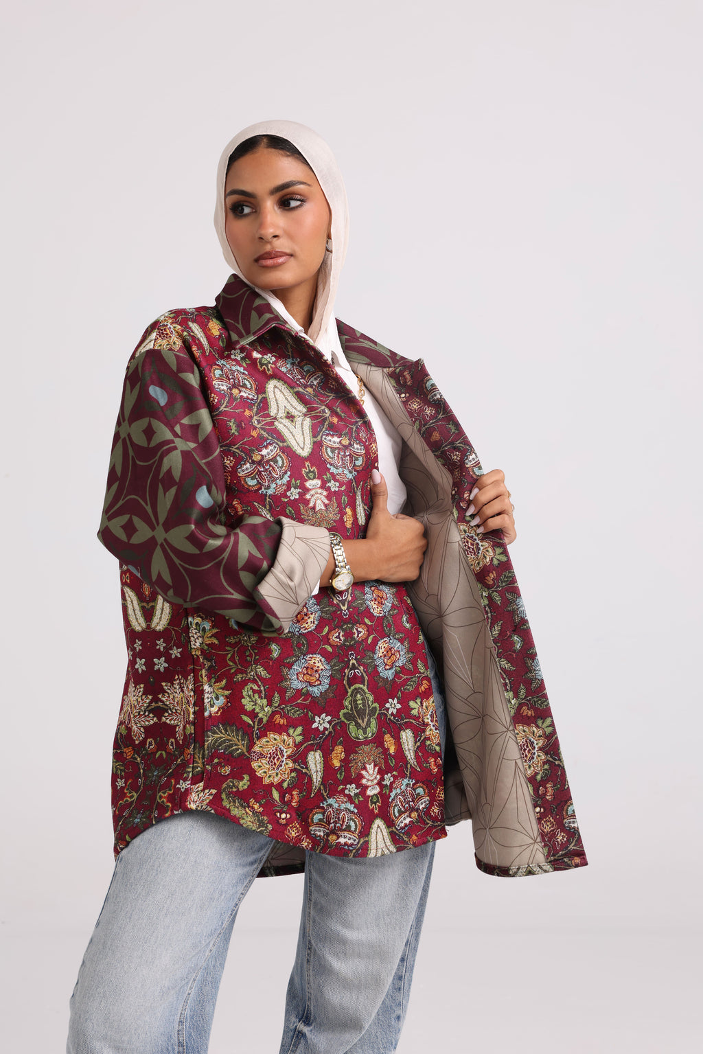 The Tapestry Jacket - Burgundy