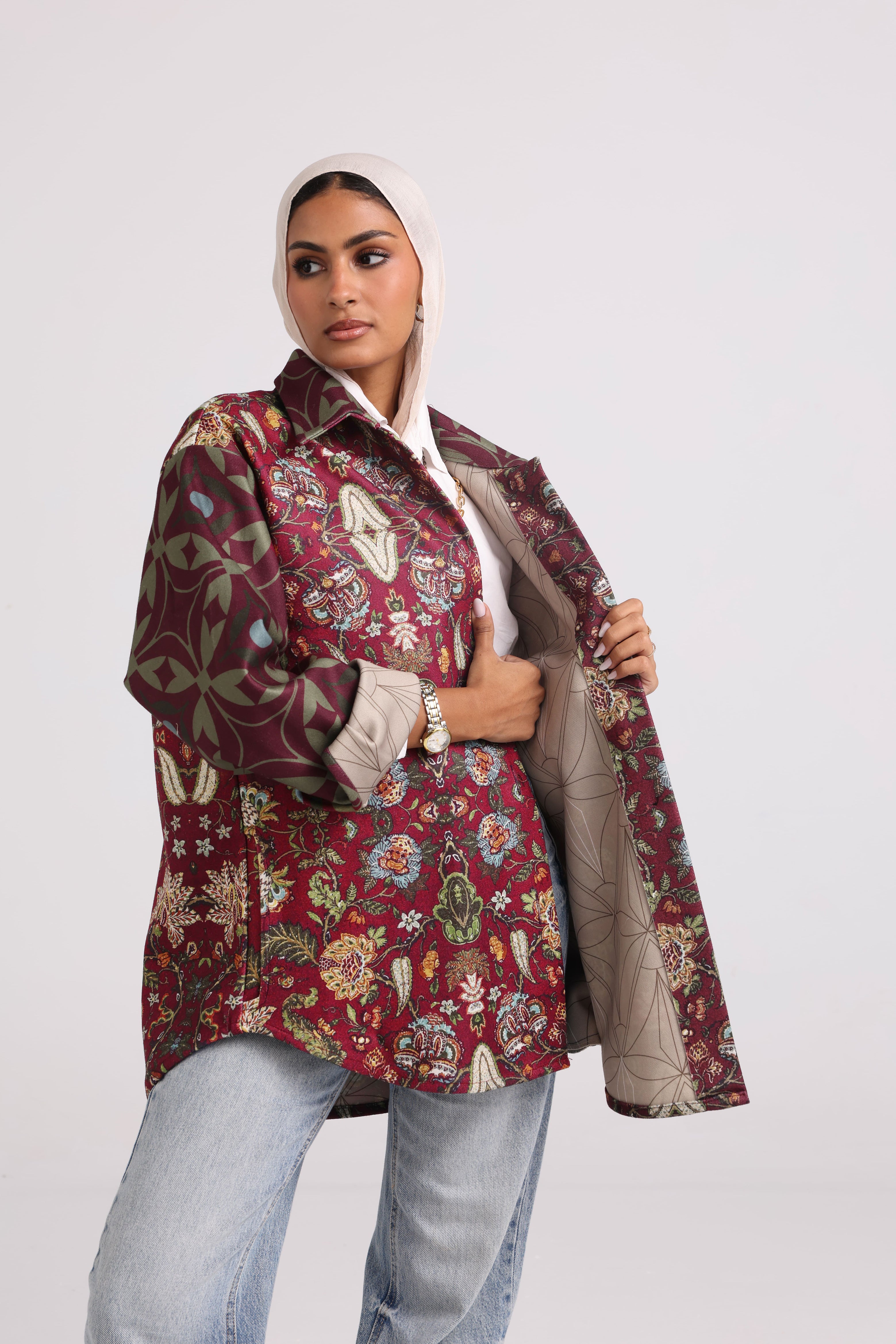 The Tapestry Jacket - Burgundy