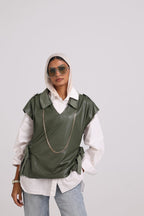 Vellum-Vest "Olive"