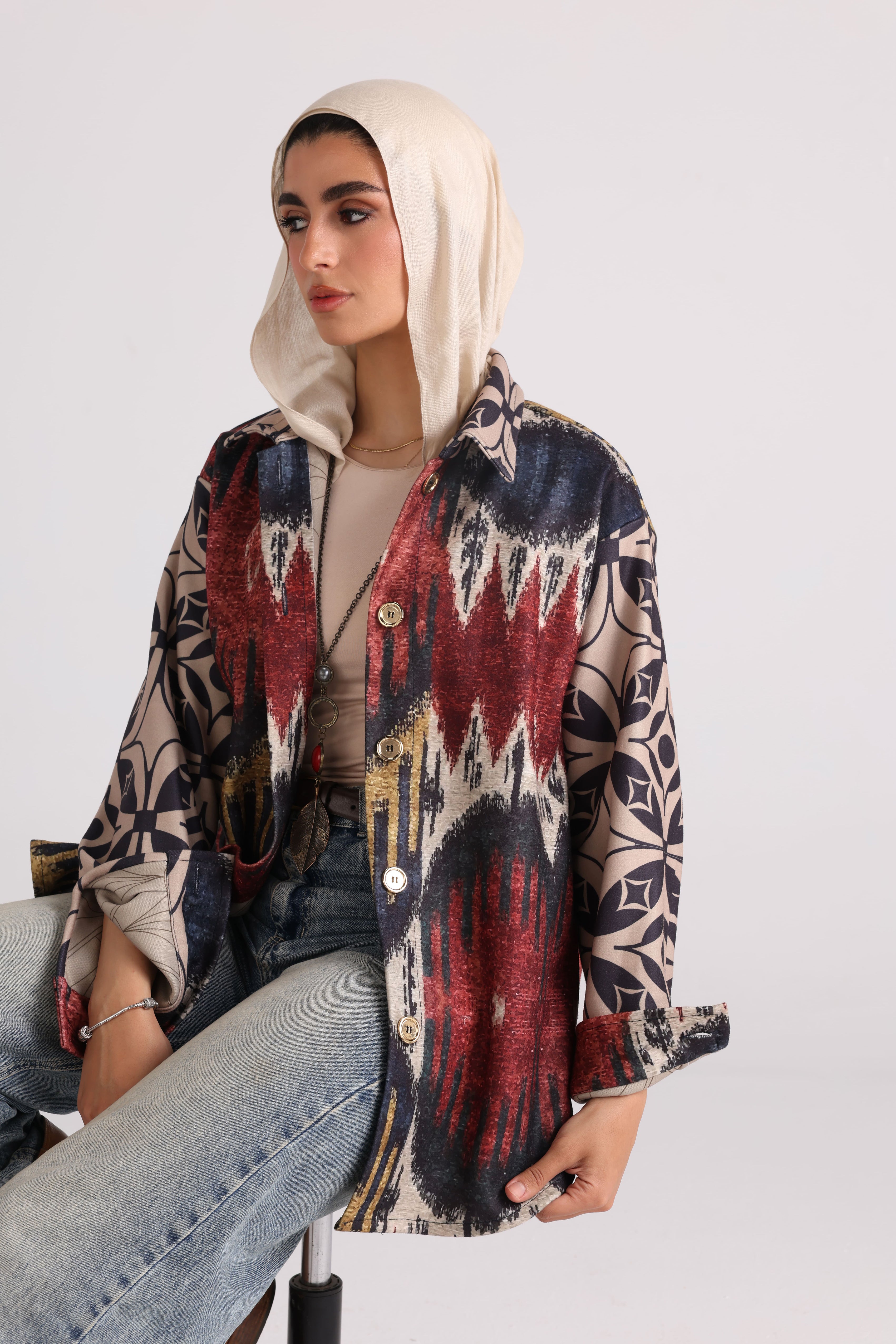 The Tapestry Jacket - Navy blue