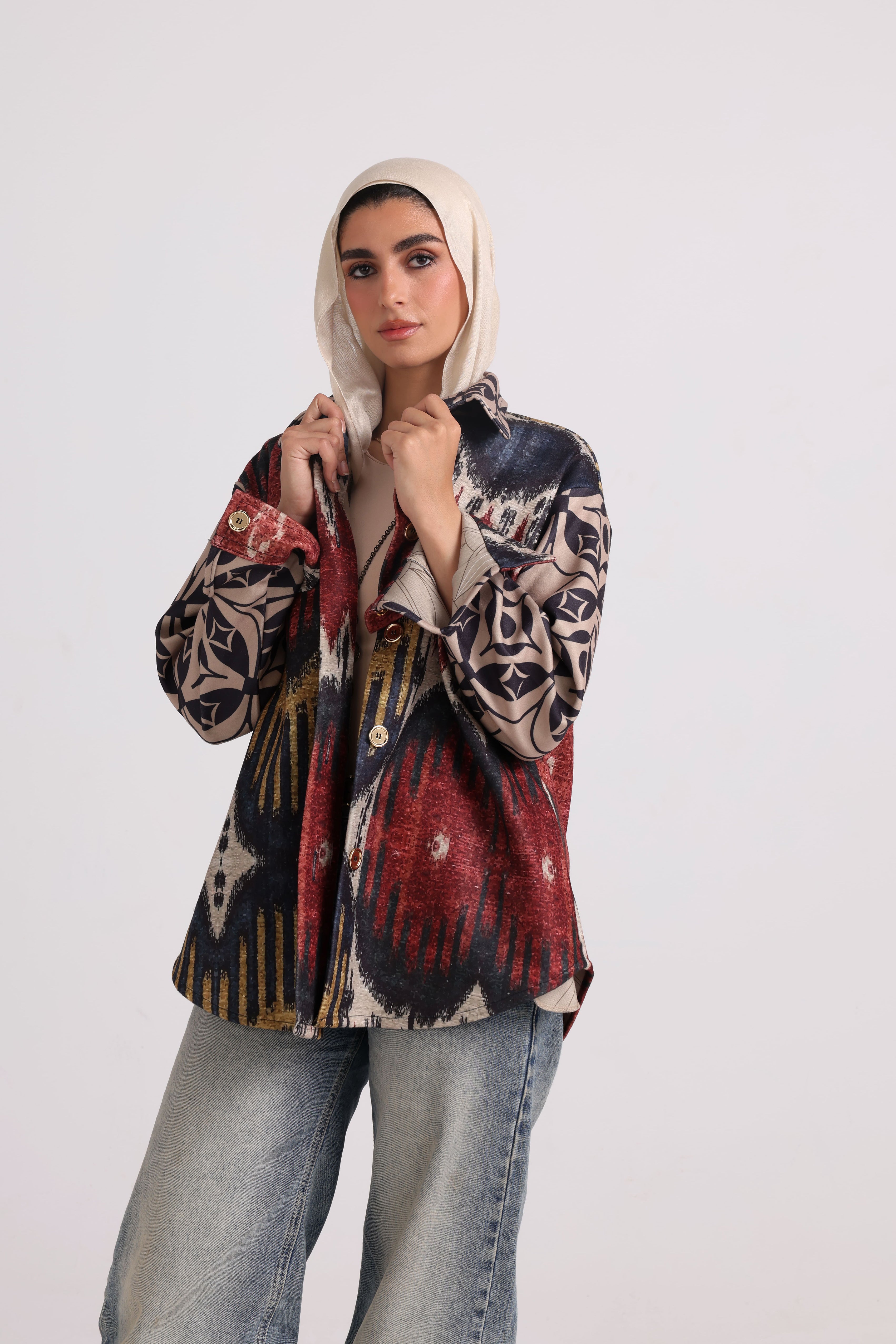 The Tapestry Jacket - Navy blue