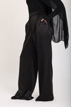 Aura Satin Pants " Black"