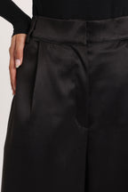 Aura Satin Pants " Black"