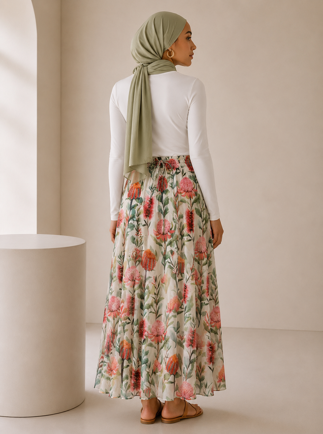 Flora Chiffon Skirt