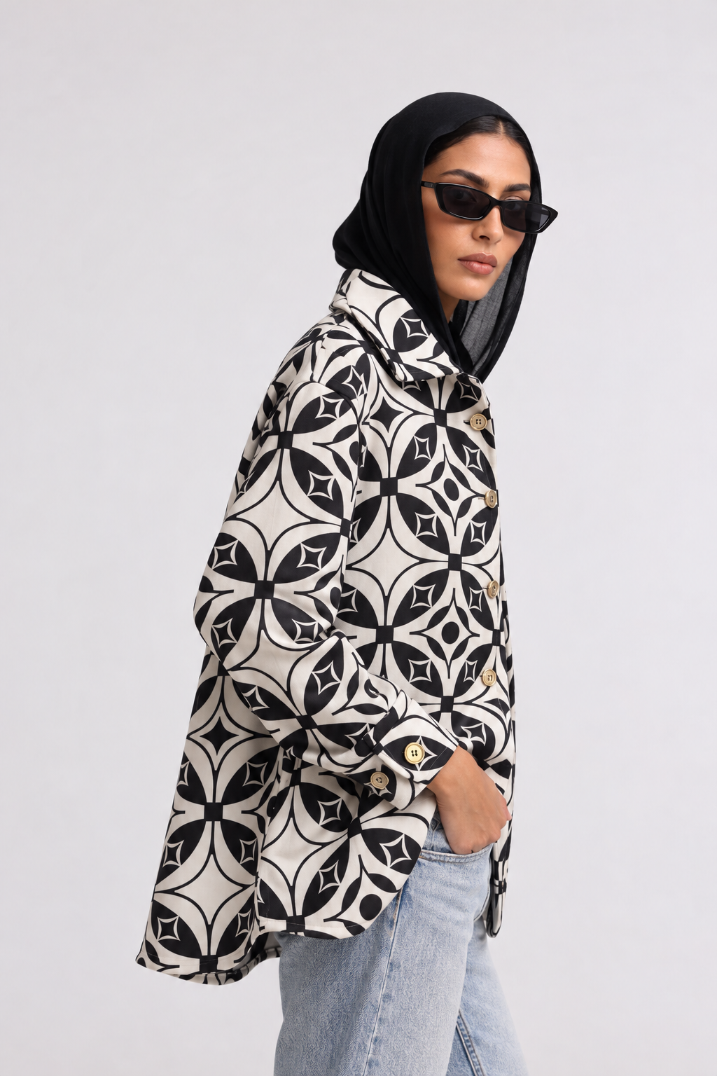 The Tapestry Jacket - Black& & White