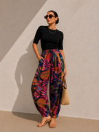 Dark Forest Balloon linen pants