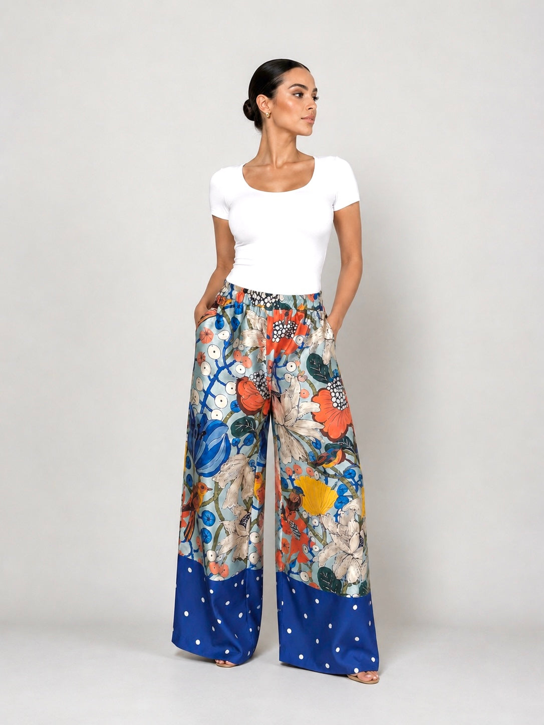 Santorini Satin Pants