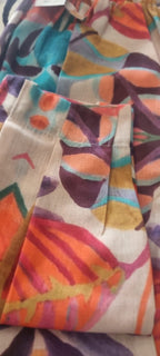 Balloon Linen Pants “Floral”