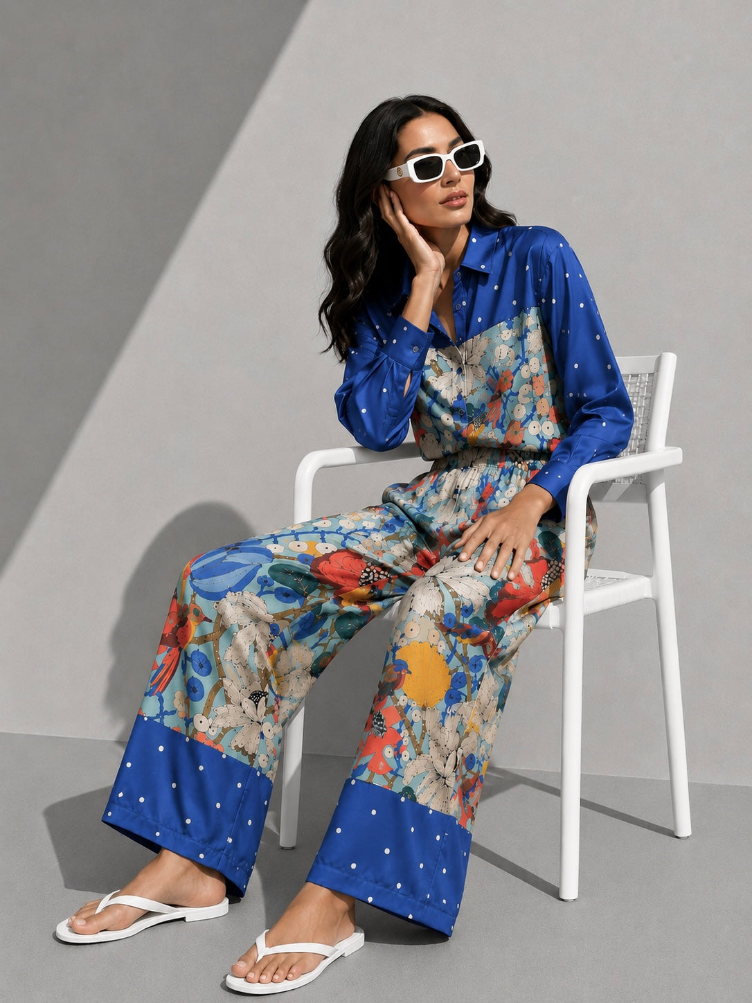 Santorini Satin Blouse