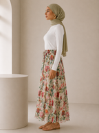 Flora Chiffon Skirt