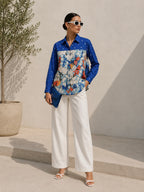 Santorini Satin Blouse