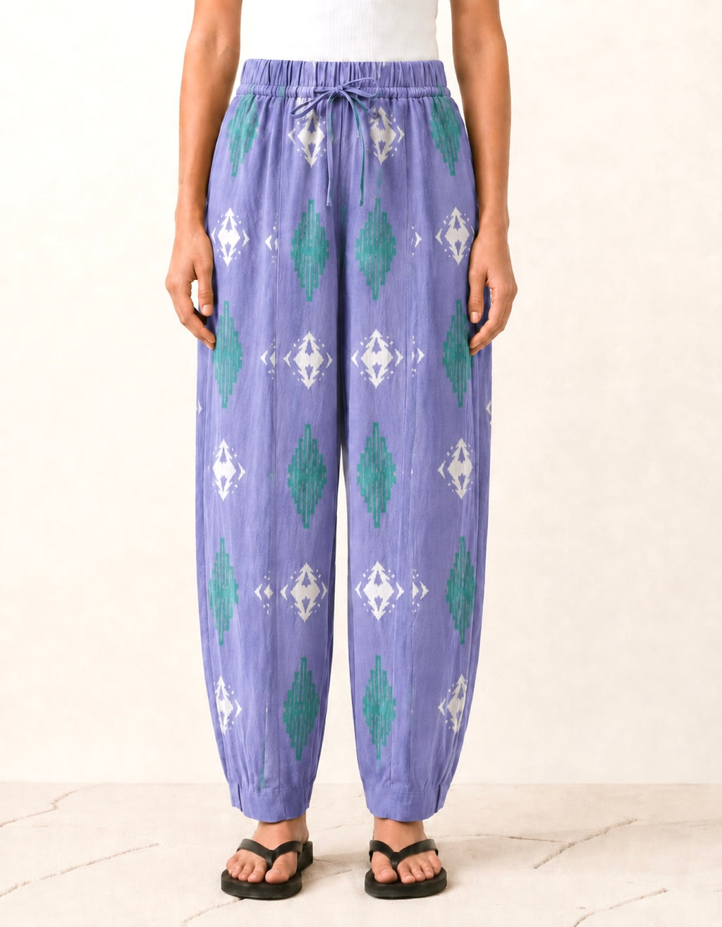 Balloon Linen Pants “lavender blue”