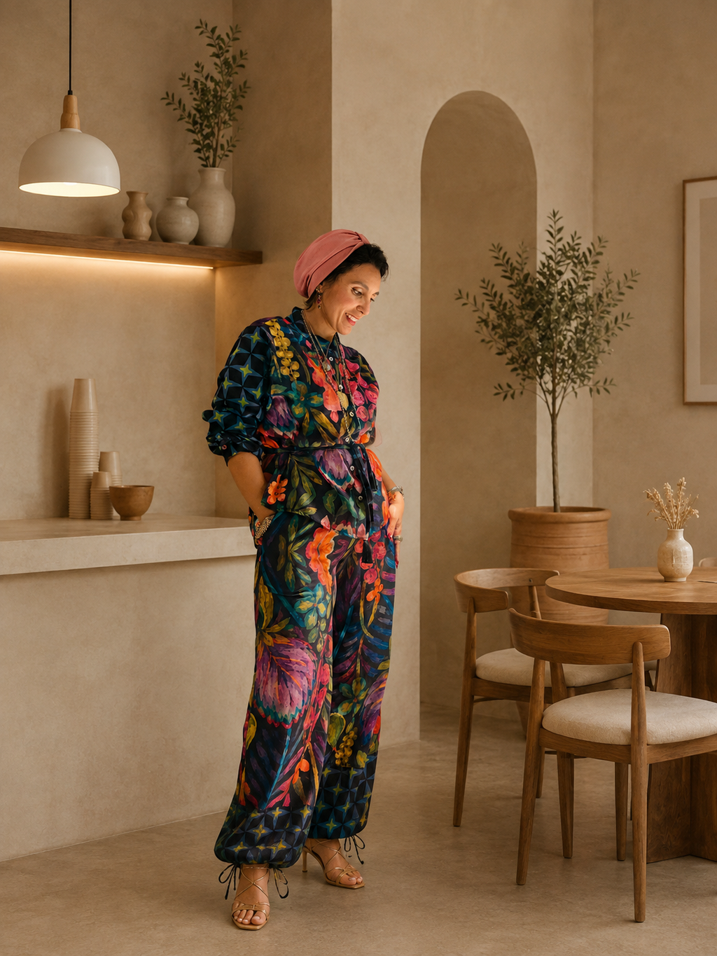 Soléa tropical linen pants