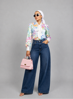 Spring Satin Blouse