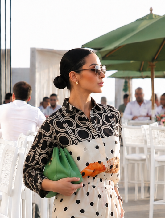 Polka Shells Blouse