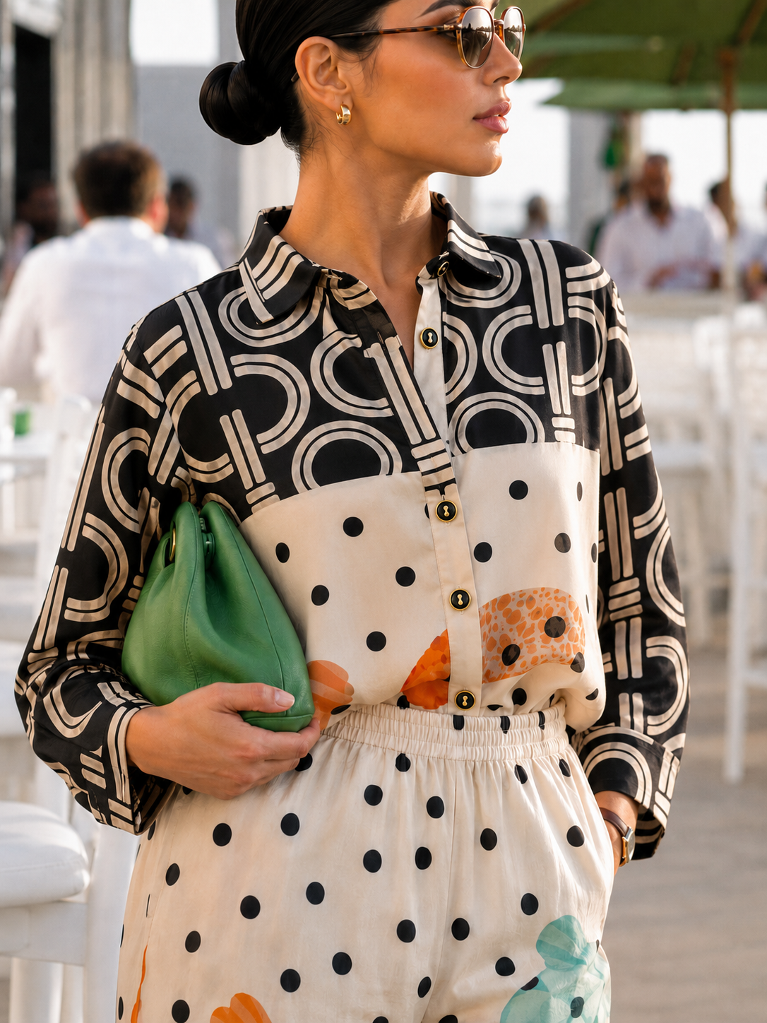 Polka Shells Blouse