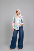 Spring Satin Blouse
