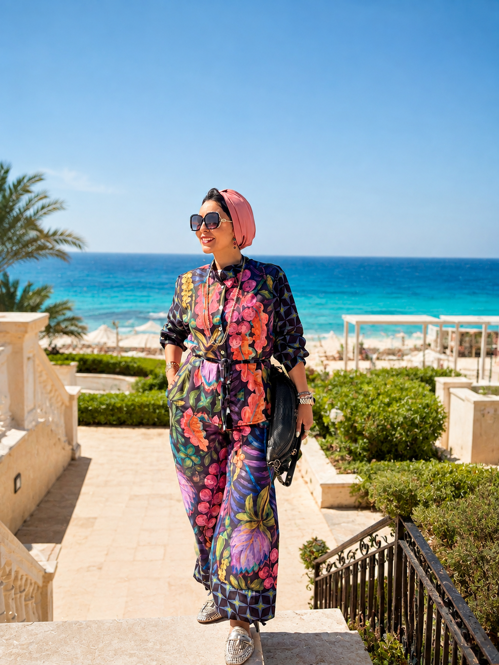 Soléa tropical linen pants