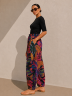 Dark Forest Balloon linen pants
