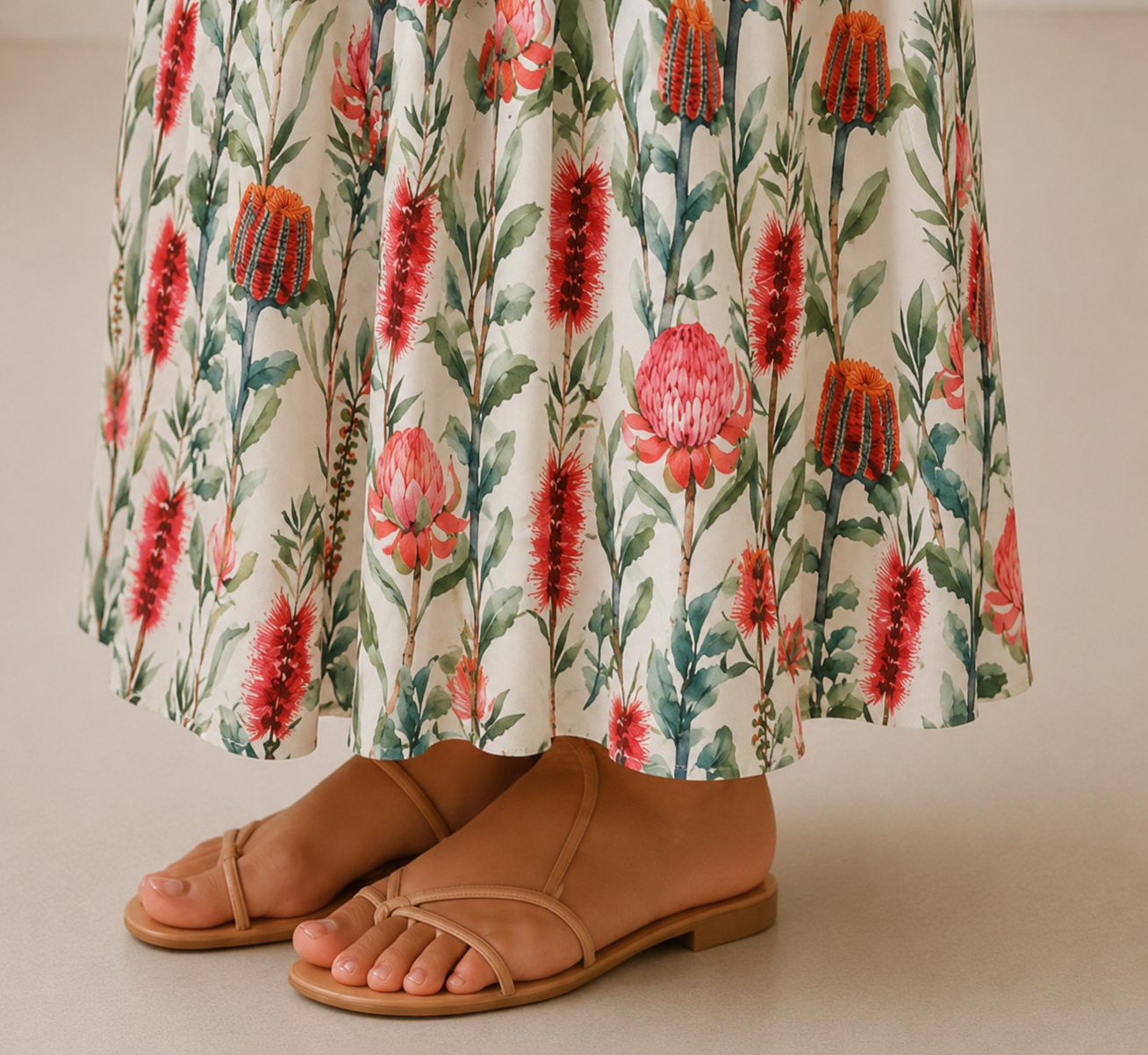 Flora Chiffon Skirt