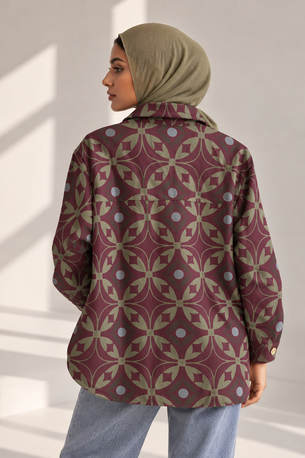 The Tapestry Jacket - Burgundy