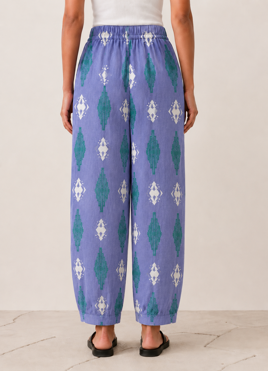 Balloon Linen Pants “lavender blue”