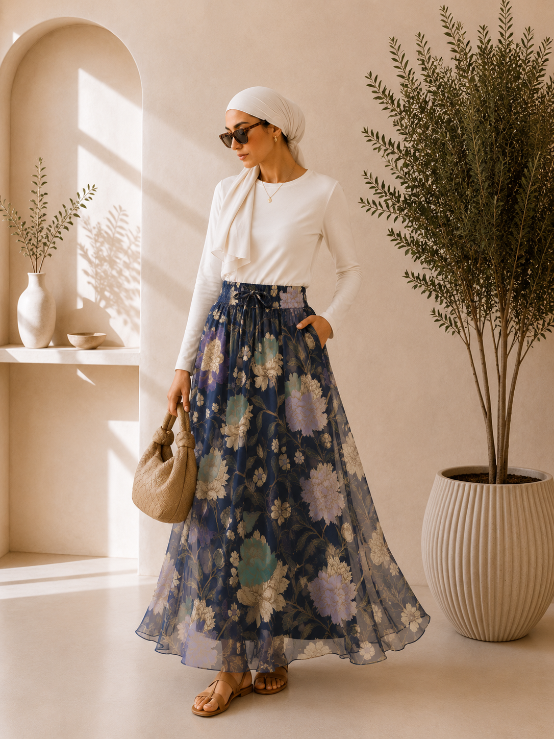 Classic Chiffon Skirt