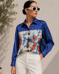 Santorini Satin Blouse