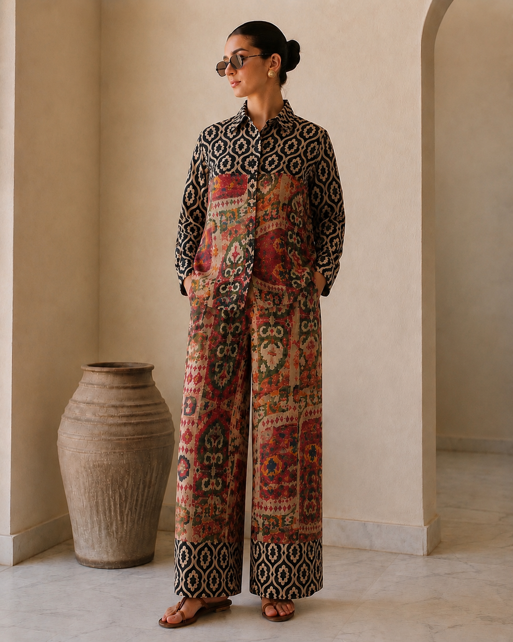 Sultana Satin Pants