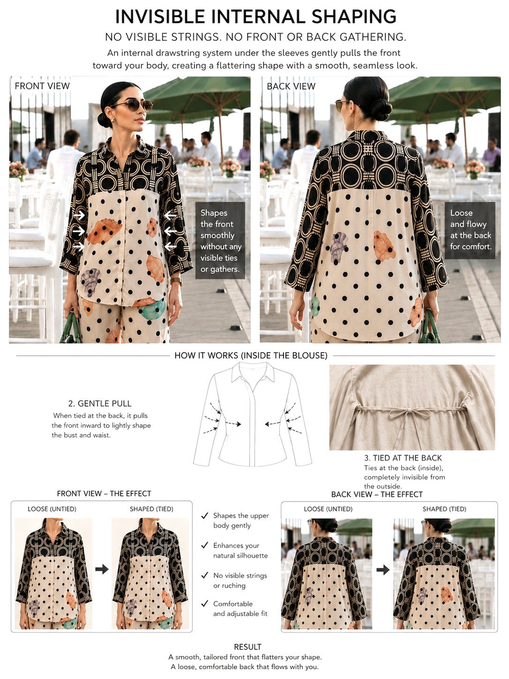 Sultana Satin Blouse