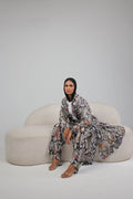 Fluer Lizar Satin Pants