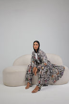 Fluer Lizar Satin Pants