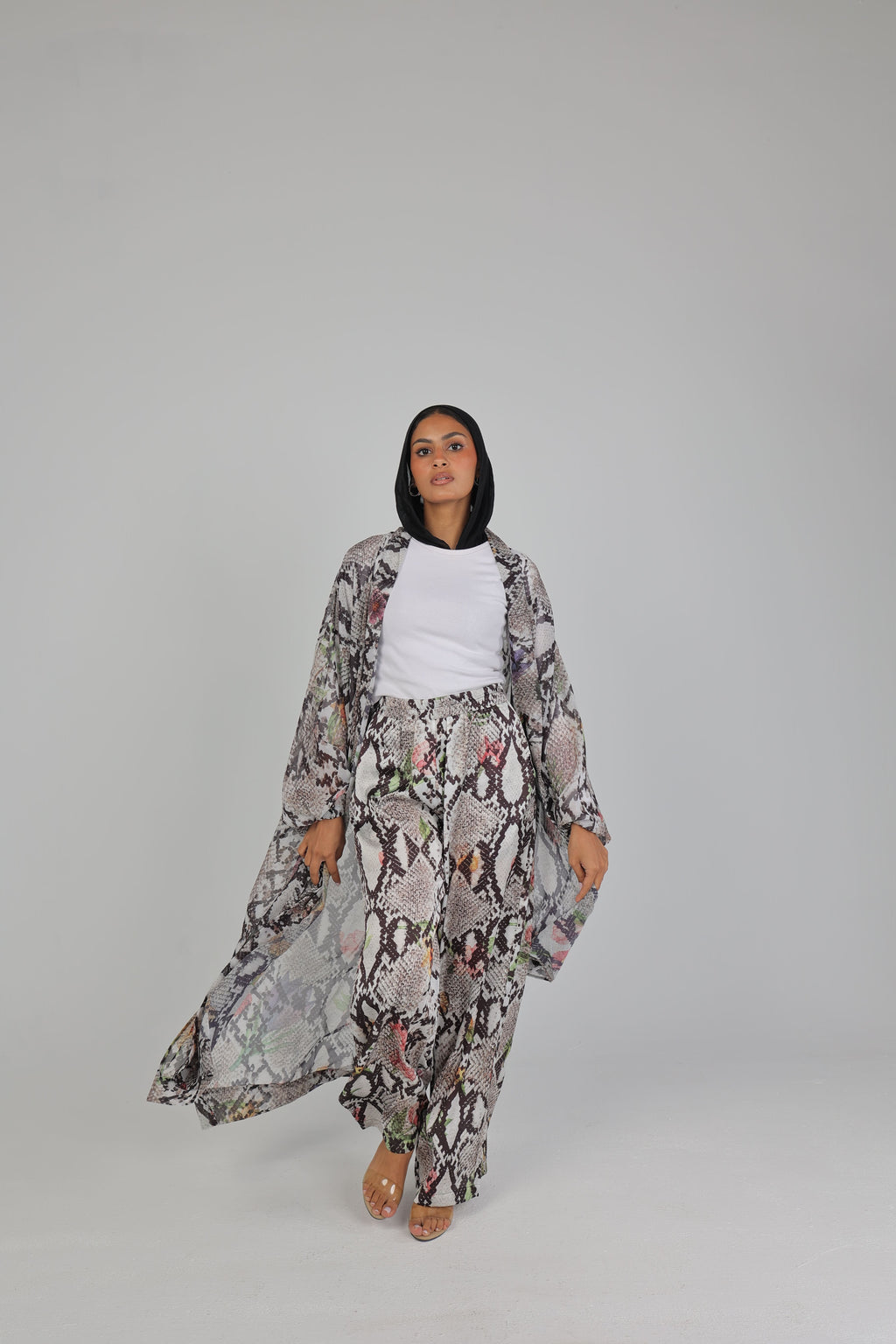 Fluer Lizar Satin Pants