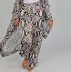 Fluer Lizar Satin Pants
