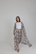 Fluer Lizar Satin Pants