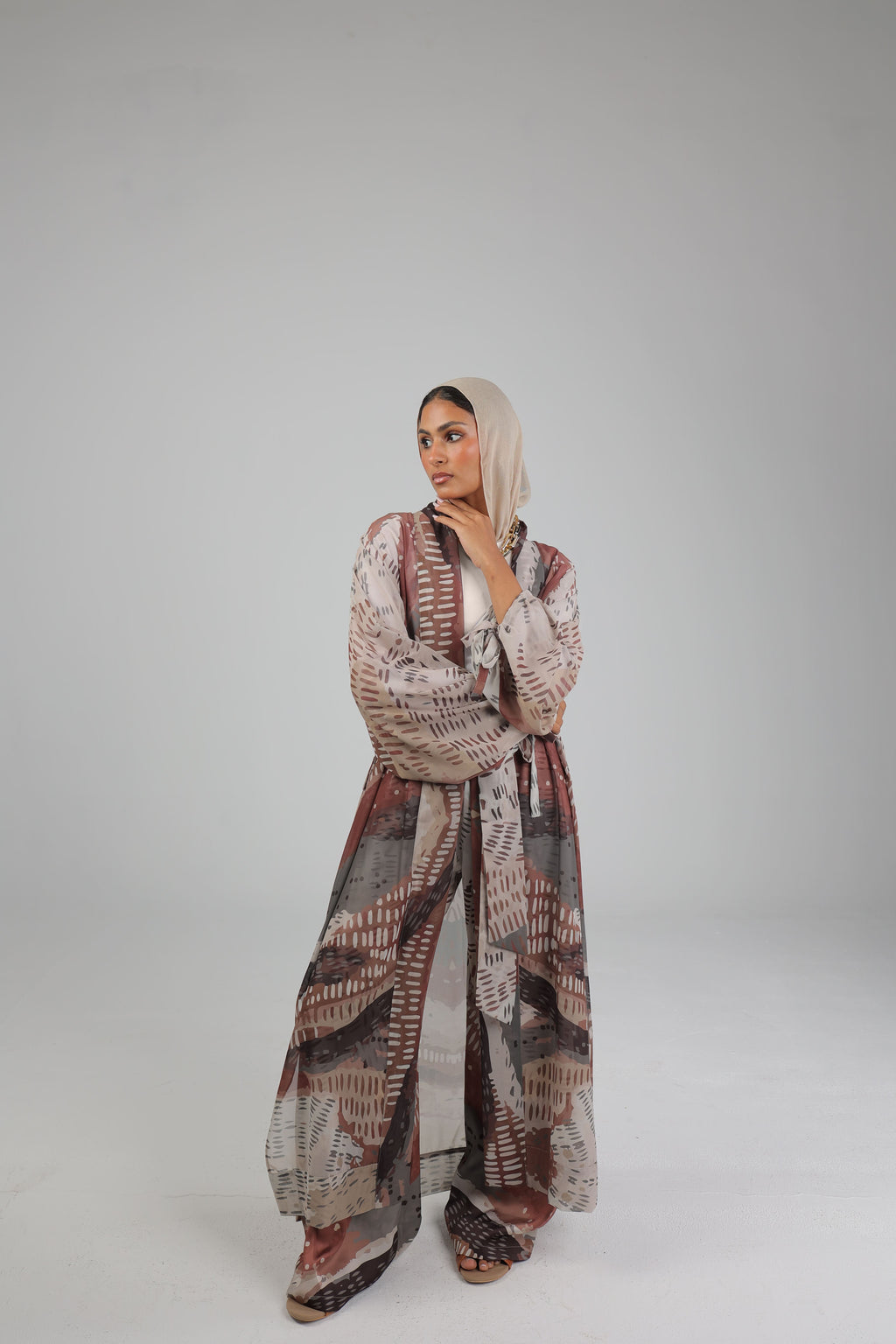 Earthtones Satin Pants