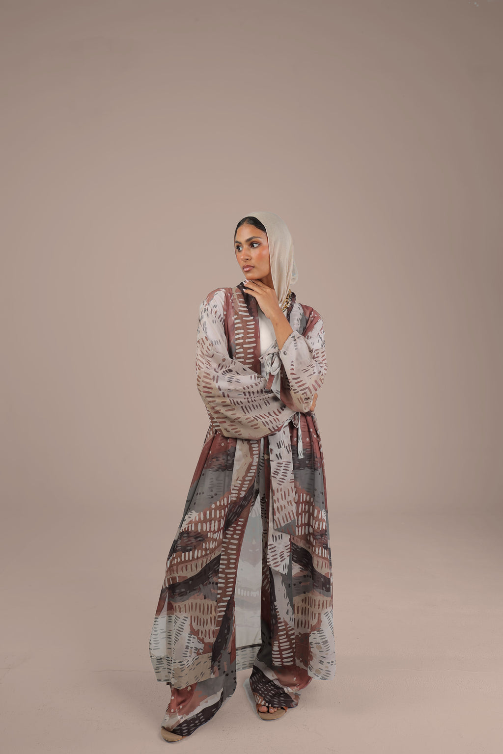 Earthtones Satin Pants