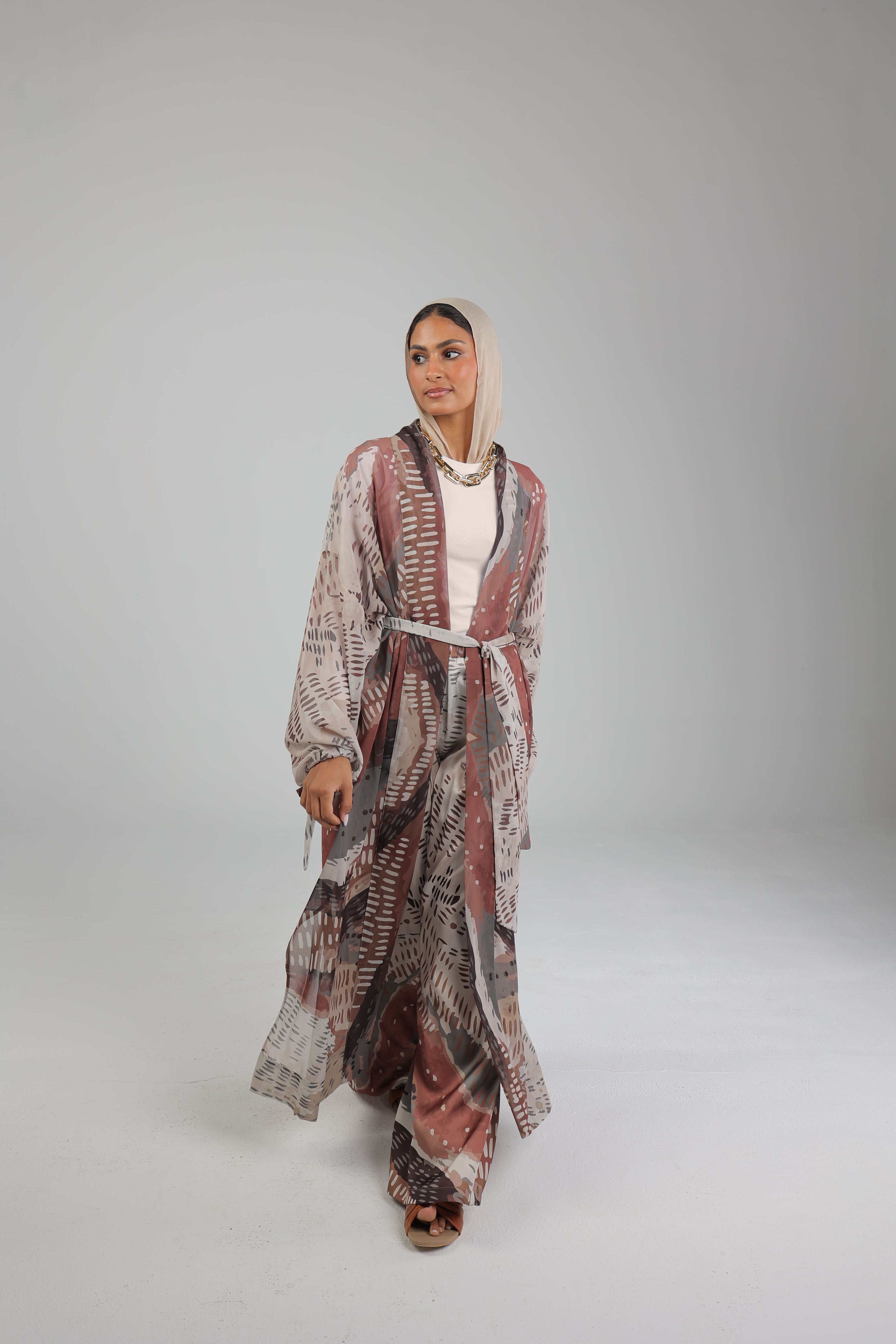 Earthtones Satin Pants
