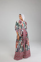 Tropical Linen Dress