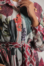 Tropical Linen Dress