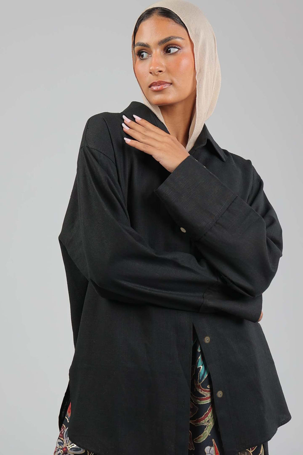 Black Linen Shirt