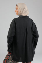 Black Linen Shirt