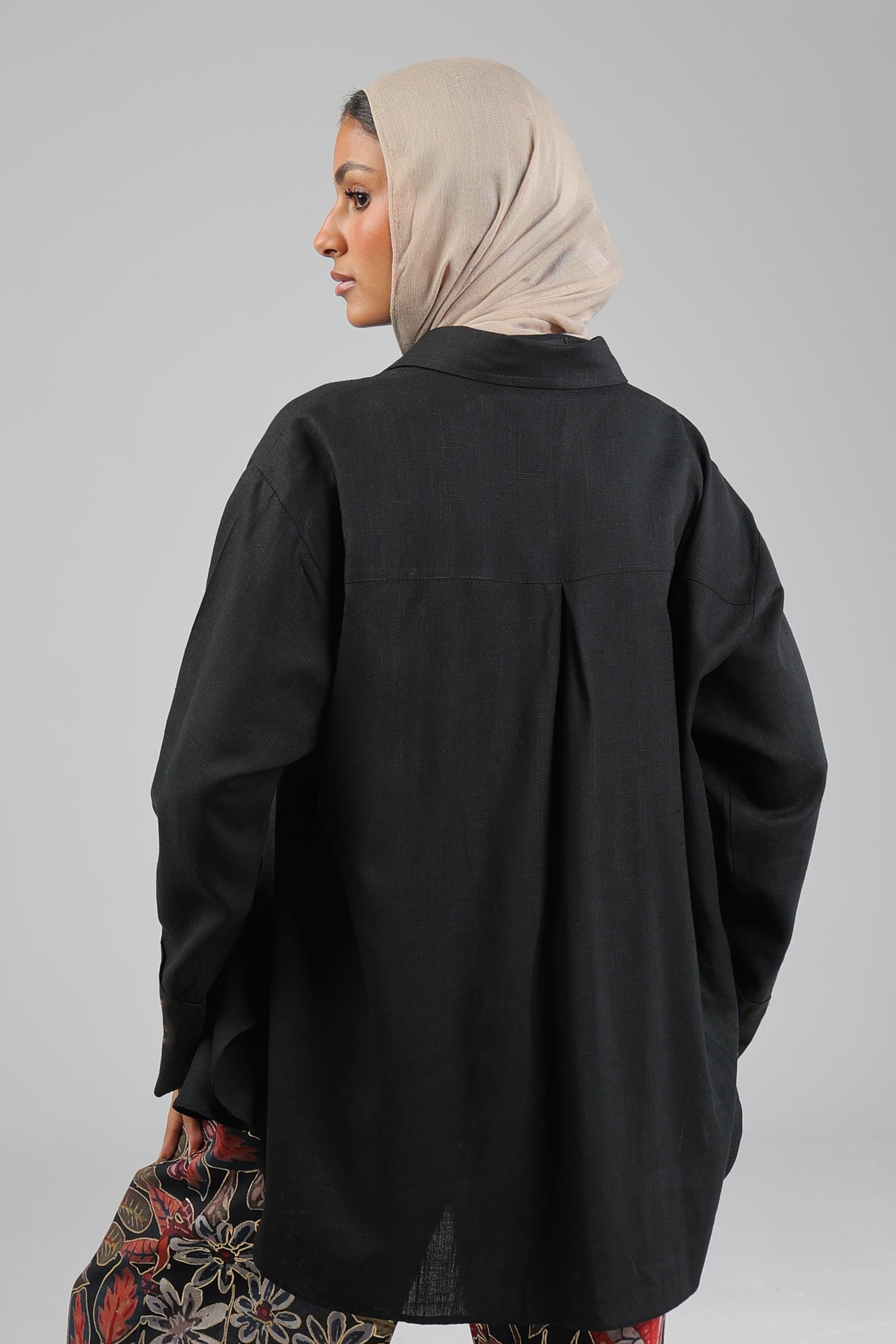 Black Linen Shirt