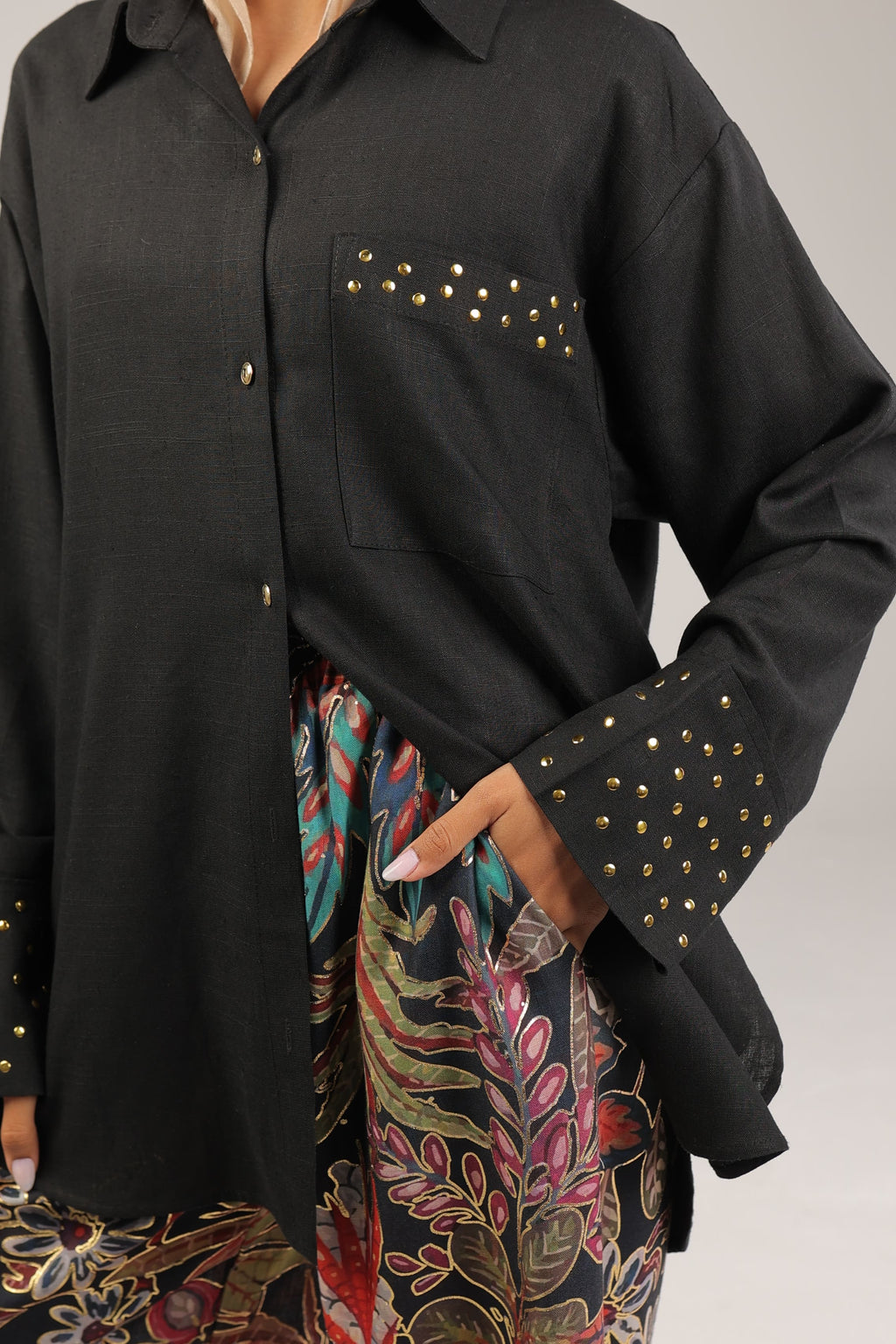 Black Linen Shirt
