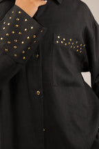 Black Linen Shirt