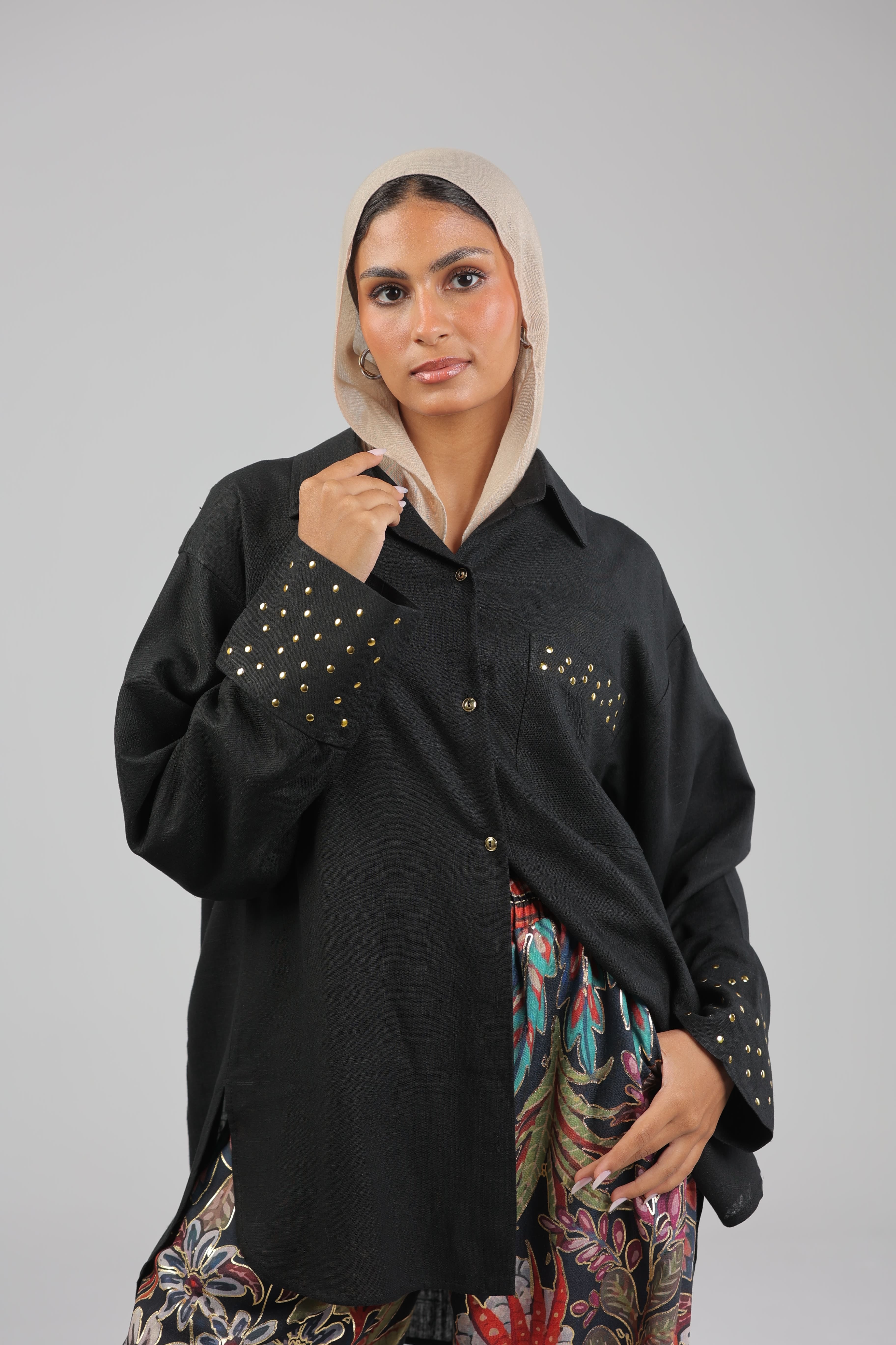 Black Linen Shirt
